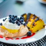Pavlova and braised pineapple ?!?